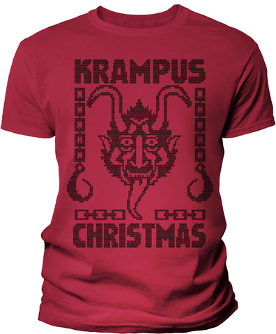 Krampus Hooks Christmas t-shirt - Red