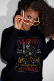 Krampus Naughty Ones Get the Horns Christmas sweatshirt - additional product image