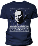 Now I Have a Machine Gun Christmas t-shirt - Navy