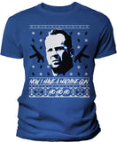 Now I Have a Machine Gun Christmas t-shirt - Royal
