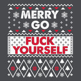 Merry Go Fuck Yourself Christmas long sleeve shirt - additional product image