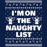 I'm on the Naughty List Christmas long sleeve shirt - additional product image