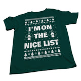 I'm on the Nice List Christmas long sleeve shirt - additional product image