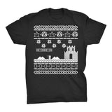 Retro Gaming Gamer Christmas t-shirt - Black