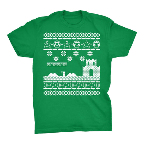 Retro Gaming Gamer Christmas t-shirt - Kelly