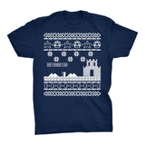 Retro Gaming Gamer Christmas t-shirt - Navy