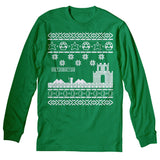 Retro Gaming Gamer Christmas long sleeve shirt - Kelly