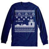 Retro Gaming Gamer Christmas long sleeve shirt - Navy