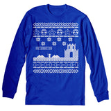 Retro Gaming Gamer Christmas long sleeve shirt - Royal