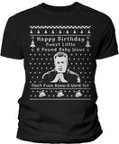 Sweet Little 8 Pound Baby Jesus Christmas t-shirt - Black