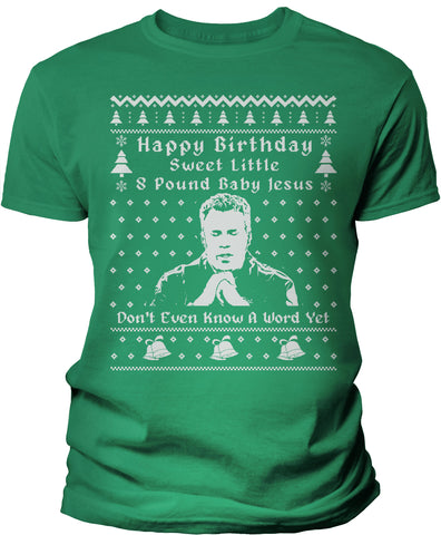 Sweet Little 8 Pound Baby Jesus Christmas t-shirt - Kelly