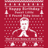 Sweet Little 8 Pound Baby Jesus Christmas t-shirt - additional product image