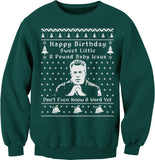 Sweet Little 8 Pound Baby Jesus Christmas sweatshirt - Forest