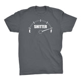 Shitter Was Full Gauge Christmas t-shirt - Charcoal