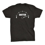 Shitter Was Full Gauge Christmas t-shirt - Dark Heather