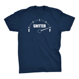Shitter Was Full Gauge Christmas t-shirt - Navy