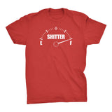 Shitter Was Full Gauge Christmas t-shirt - Red