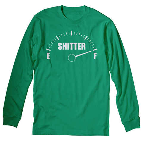 Shitter Was Full Gauge Christmas long sleeve shirt - Kelly
