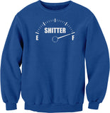 Shitter Was Full Gauge Christmas sweatshirt - Royal