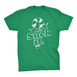 Suck It Candy Cane Christmas t-shirt - Irish Green