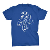 Suck It Candy Cane Christmas t-shirt - Royal
