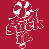 Suck It Candy Cane Christmas t-shirt - additional product image