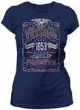 Vintage 1953 Aged to Perfection Women's t-shirt - Navy