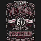 Vintage 1970 Aged to Perfection Women's t-shirt - additional image