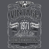 Vintage 1971 Aged to Perfection Women's t-shirt - additional image