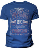 Vintage 1973 Aged to Perfection Men's t-shirt - Royal