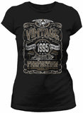 Vintage 1995 Aged to Perfection Women's t-shirt - Black