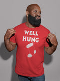 Well Hung Stocking Christmas t-shirt - additional product image