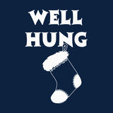 Well Hung Stocking Christmas long sleeve shirt - additional product image