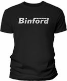 Binford Tools retro graphic on black men's shirt
