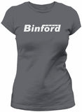 Binford Tools retro TV shirt women Charcoal