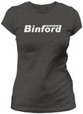 Binford Tools retro TV shirt women Dark Heather