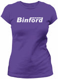 Binford Tools retro TV shirt women Purple