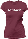 Binford Tools retro TV shirt women Maroon