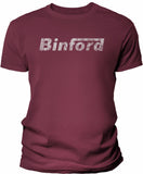 Binford Tools distressed shirt men Maroon