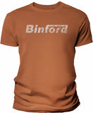 Binford Tools distressed shirt men Texas Orange