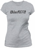 Binford Tools distressed shirt women Sport Grey