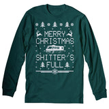 Long Sleeve T-Shirt - Forest - Shitter's Full RV Christmas design