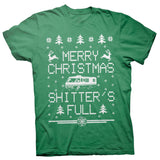 T-Shirt - Kelly - Shitter's Full RV Christmas design
