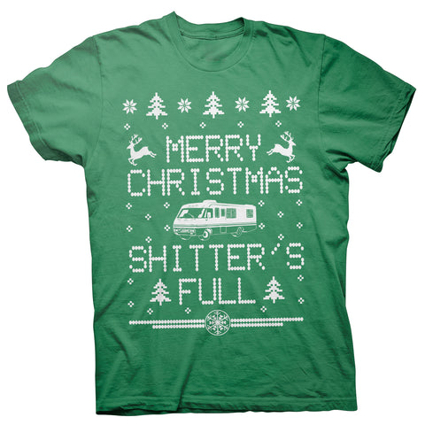 T-Shirt - Kelly - Shitter's Full RV Christmas design