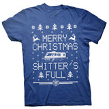 T-Shirt - Royal - Shitter's Full RV Christmas design