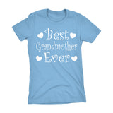 Best GRANDMOTHER Ever - Hearts 001LDS - Mother's Day Grandma Ladies Fit T-shirt