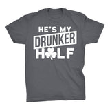 He's My DRUNKER Half - 003 - Irish T-shirt