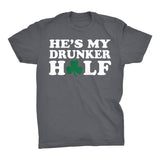 He's My DRUNKER Half - 007 - Irish T-shirt