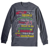 Elf Map - Christmas Long Sleeve Shirt