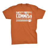 Fantasy Football Commish - FLAG -  Distressed Print Funny T-Shirt